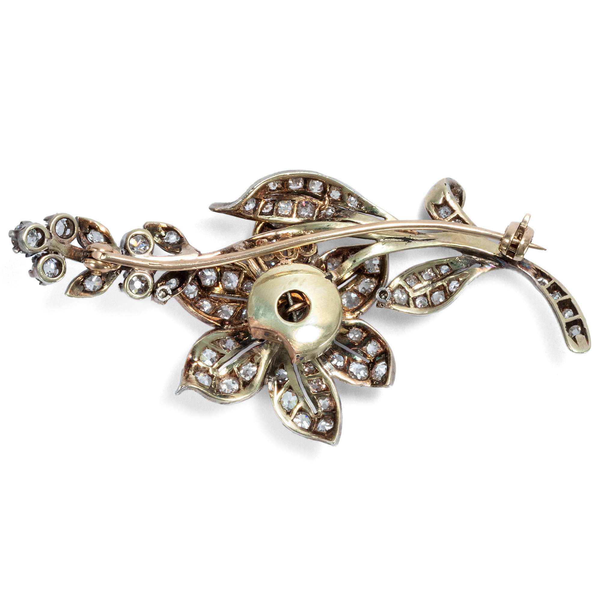 606582-hofer-antikschmuck-Antike-Diamantbrosche-mit-en-tremblant-gelagerter-Bluete-um-1880-Freudige-Blueten_3