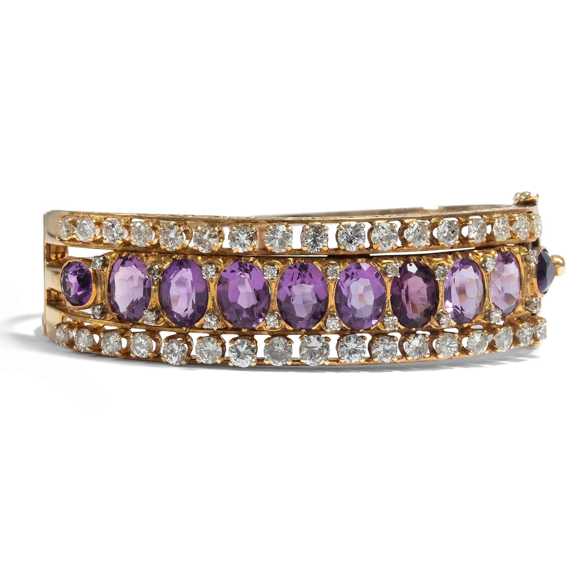 610320-hofer-antikschmuck-Kostbares-vintage-Armreif-mit-Amethysten-und-Diamanten-um-1970-Kraft-der-Farben_2