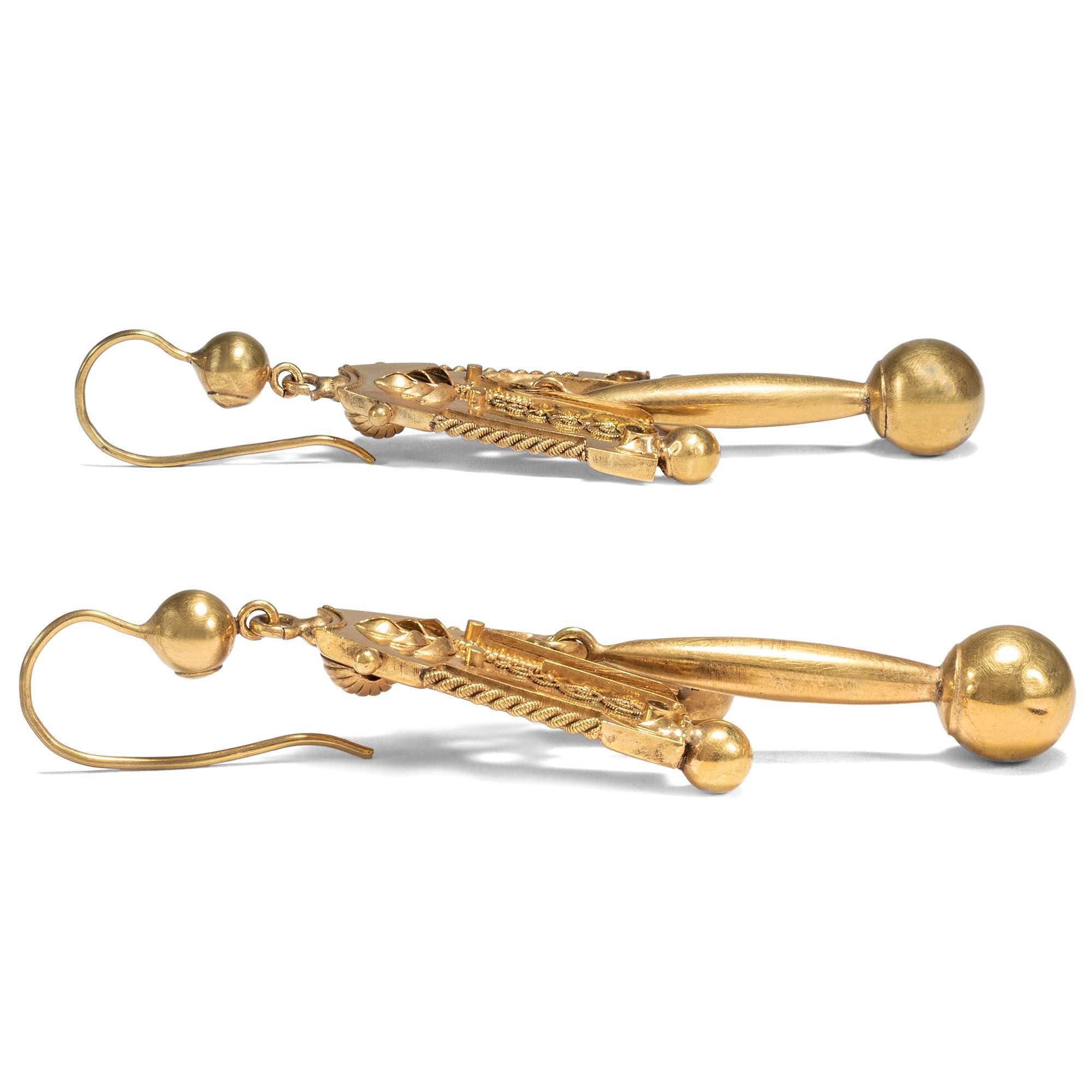 611940-hofer-antikschmuck-Grosse-Ohrringe-aus-Gold-Umbau-aus-einer-antiken-Brosche-um-1912-und-spaeter-Castellanis-Erben_1
