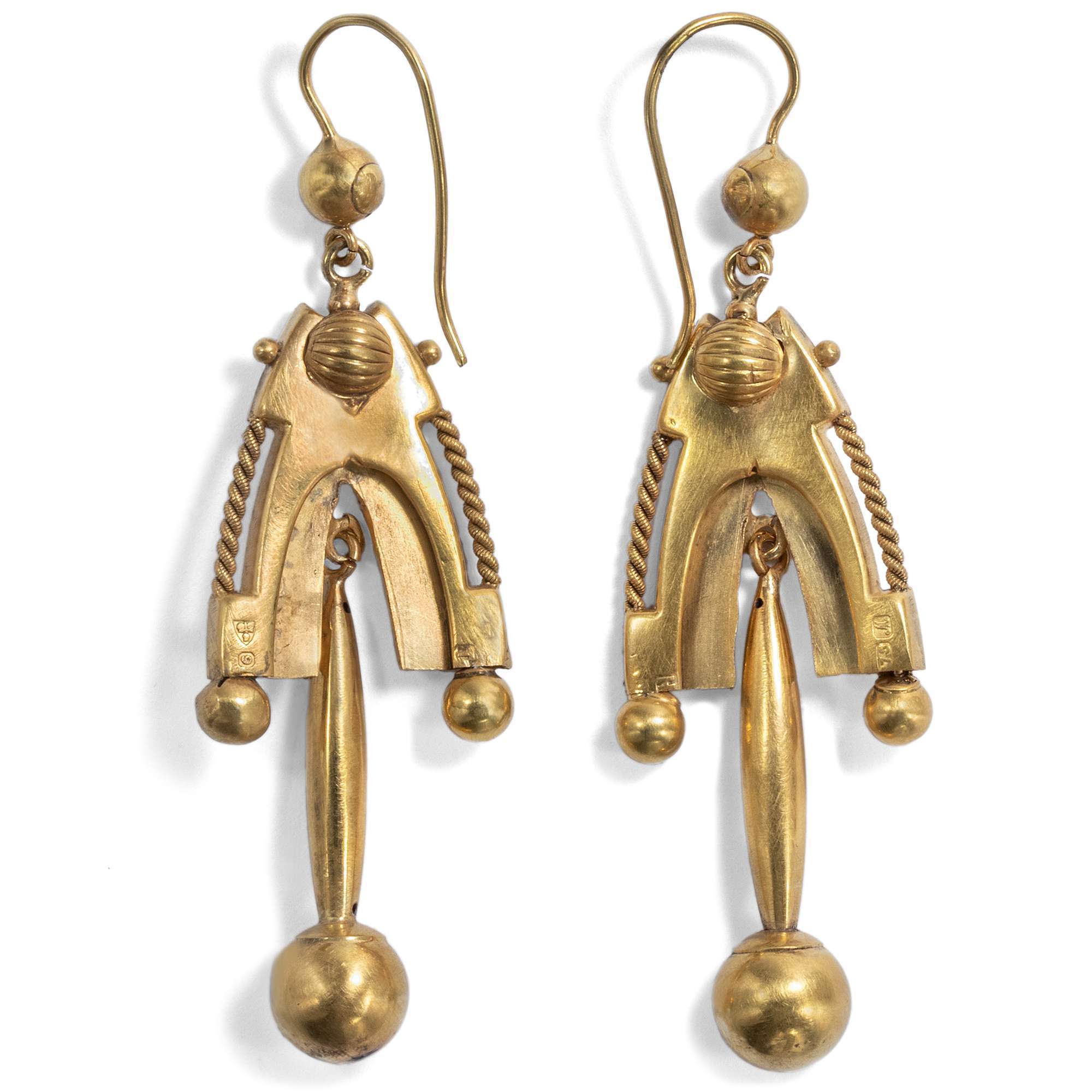 611940-hofer-antikschmuck-Grosse-Ohrringe-aus-Gold-Umbau-aus-einer-antiken-Brosche-um-1912-und-spaeter-Castellanis-Erben_2