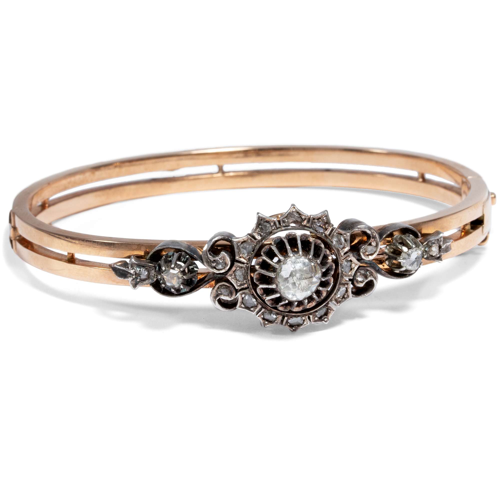 613095-hofer-antikschmuck-Prachtvolle-Demi-Parure-mit-Diamantrosen-in-Silber-und-Rotgold-oesterreich-Ungarn-um-1885-a-la-mode_2