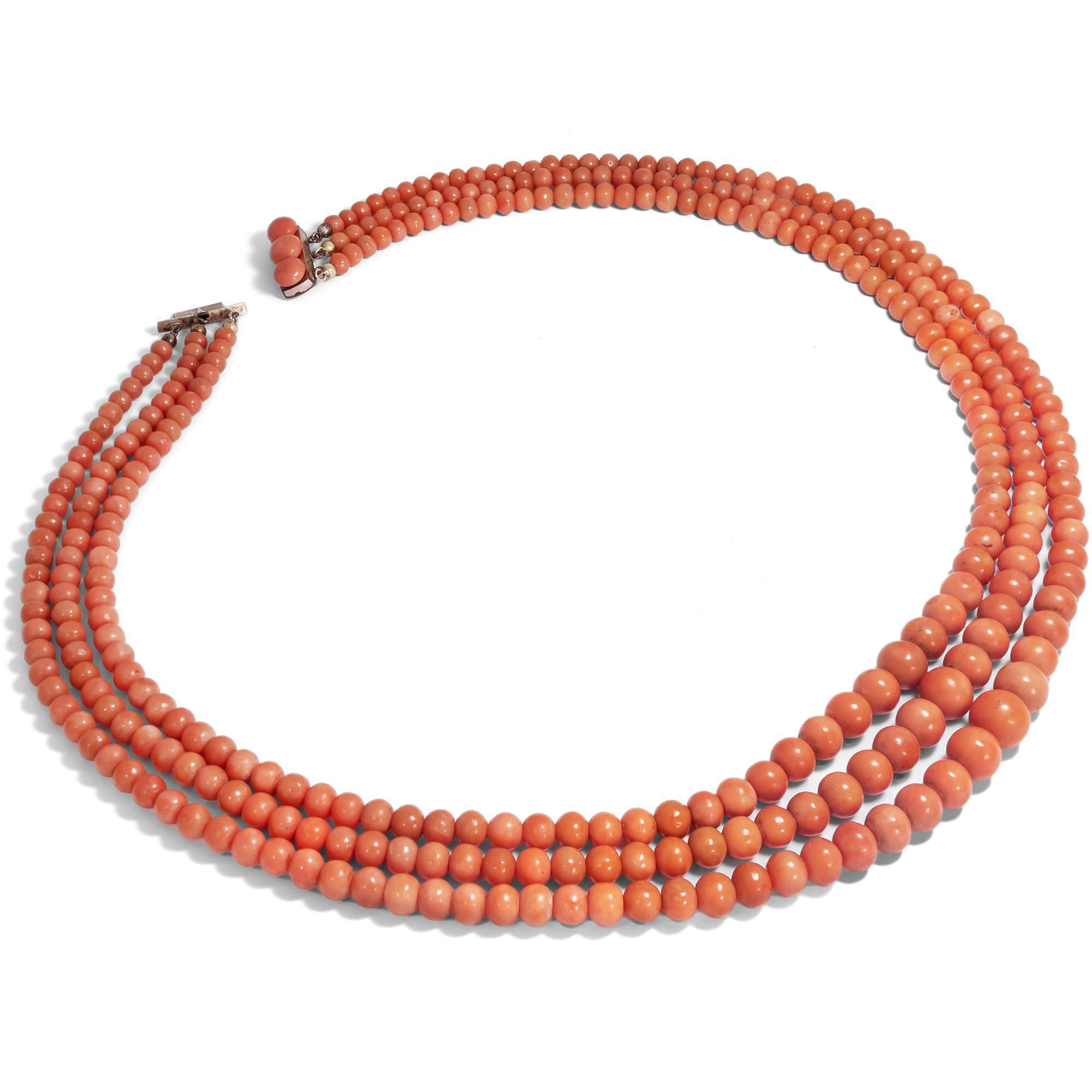 616472-hofer-antikschmuck-Dreireihiges-Verlaufscollier-aus-grossen-Lachskorallen-Italien-um-1890-Sogno-Mediterraneo_2