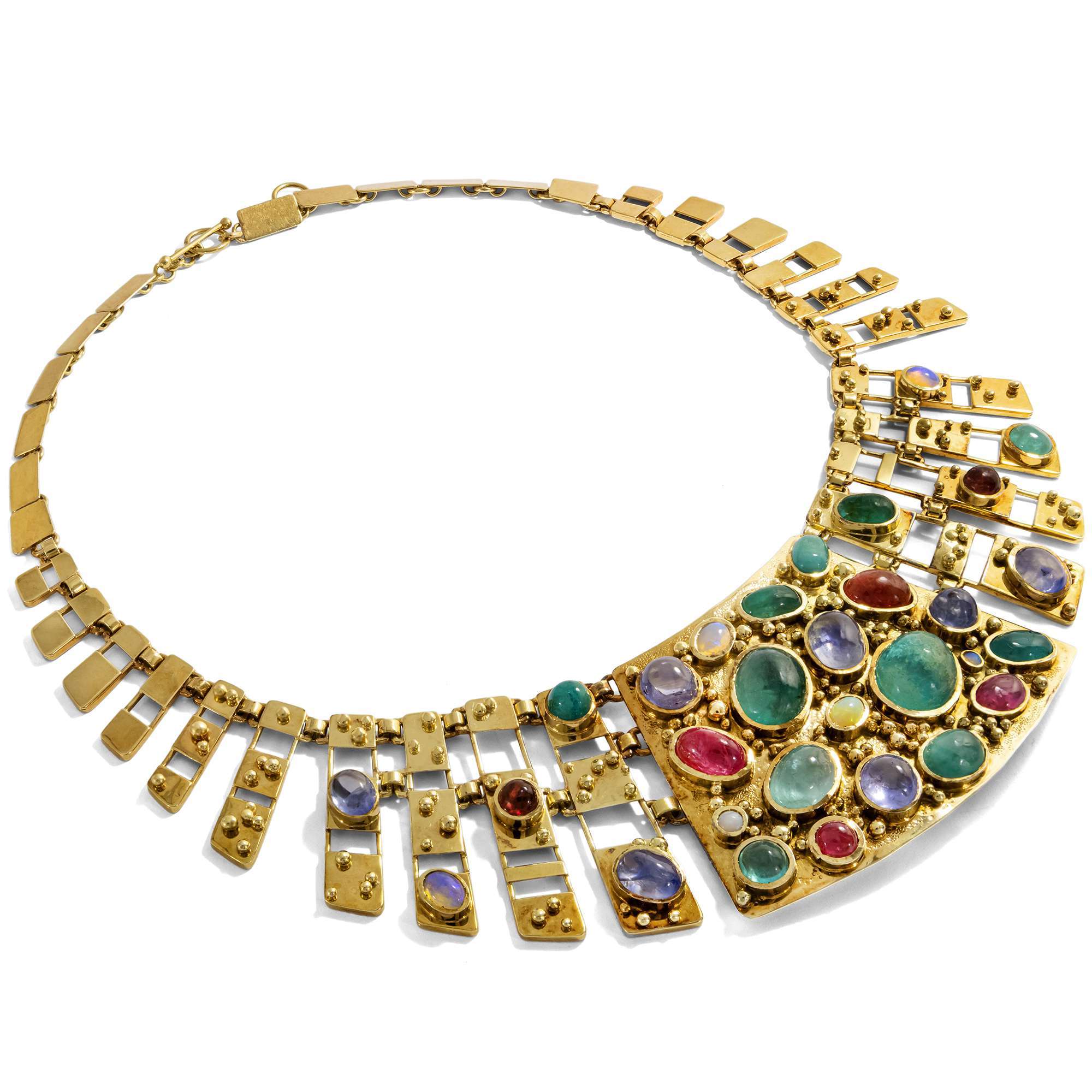 616651-hofer-antikschmuck-Grossartige-vintage-Parure-aus-Bib-Collier-Armband-und-Ohrringen-mit-Farbedelsteinen-in-Gold-1950er-Jahre-Tochter-der-Sonne_3