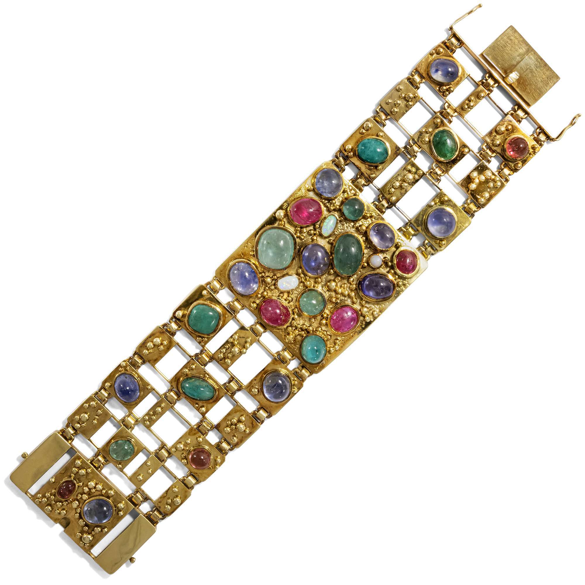 616651-hofer-antikschmuck-Grossartige-vintage-Parure-aus-Bib-Collier-Armband-und-Ohrringen-mit-Farbedelsteinen-in-Gold-1950er-Jahre-Tochter-der-Sonne_9