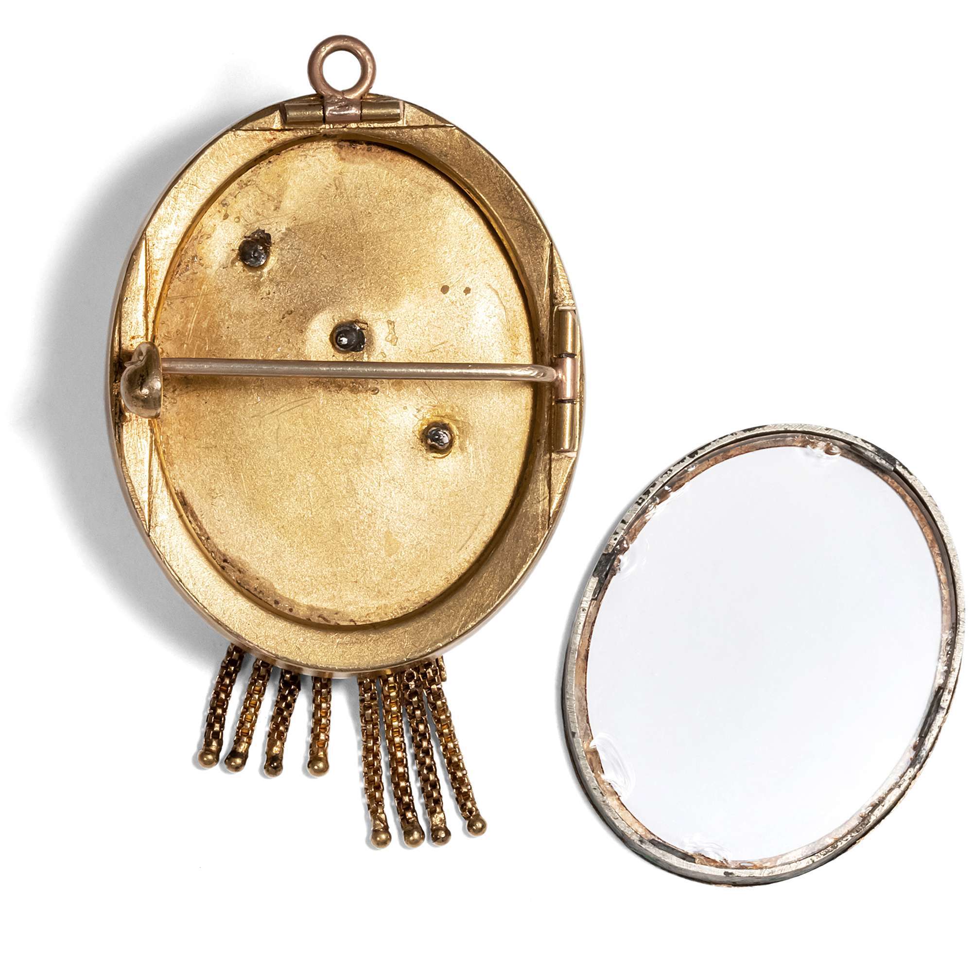 619261-hofer-antikschmuck-Antikes-Paar-Ohrhaenger-des-Realismus-in-Gold-und-Perlen-um-1870-Realistische-Schleifen_7