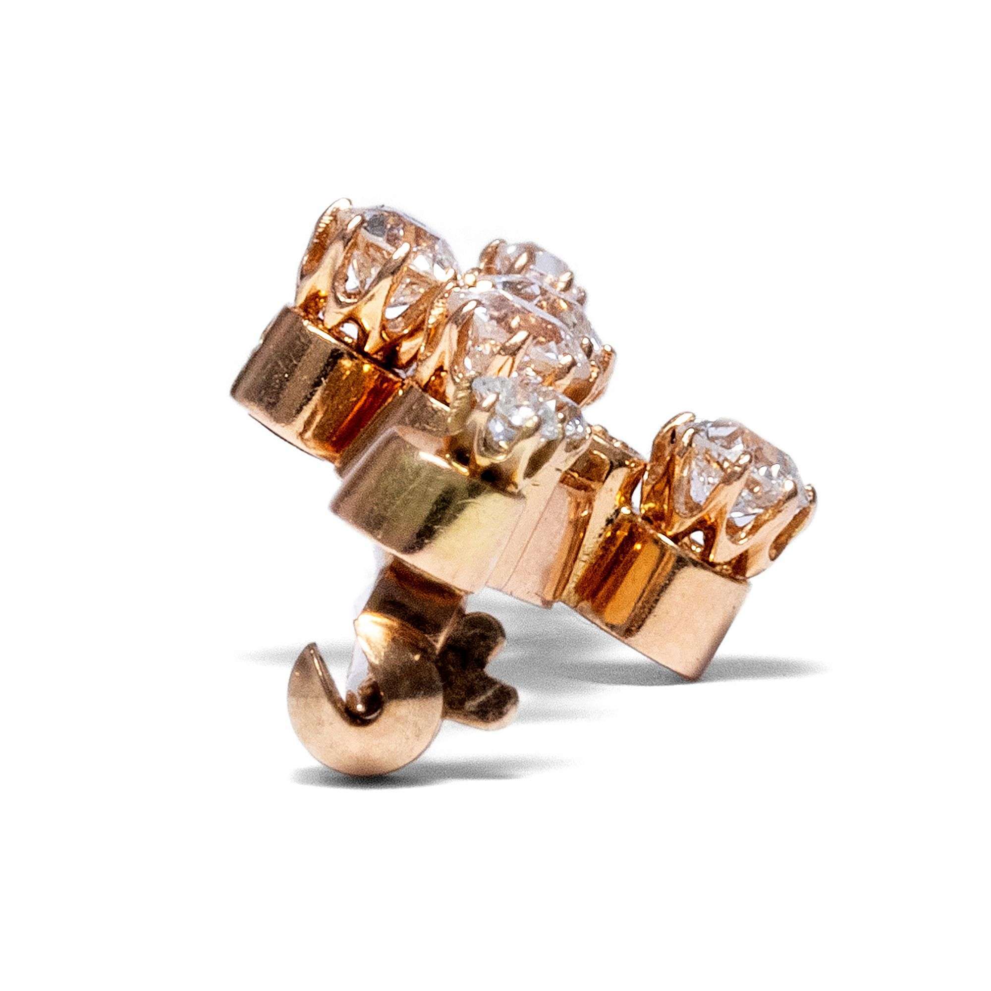 619711-hofer-antikschmuck-Strahlende-Brosche-mit-1-14-ct-Diamanten-in-Rotgold-um-1890-Unverzichtbar