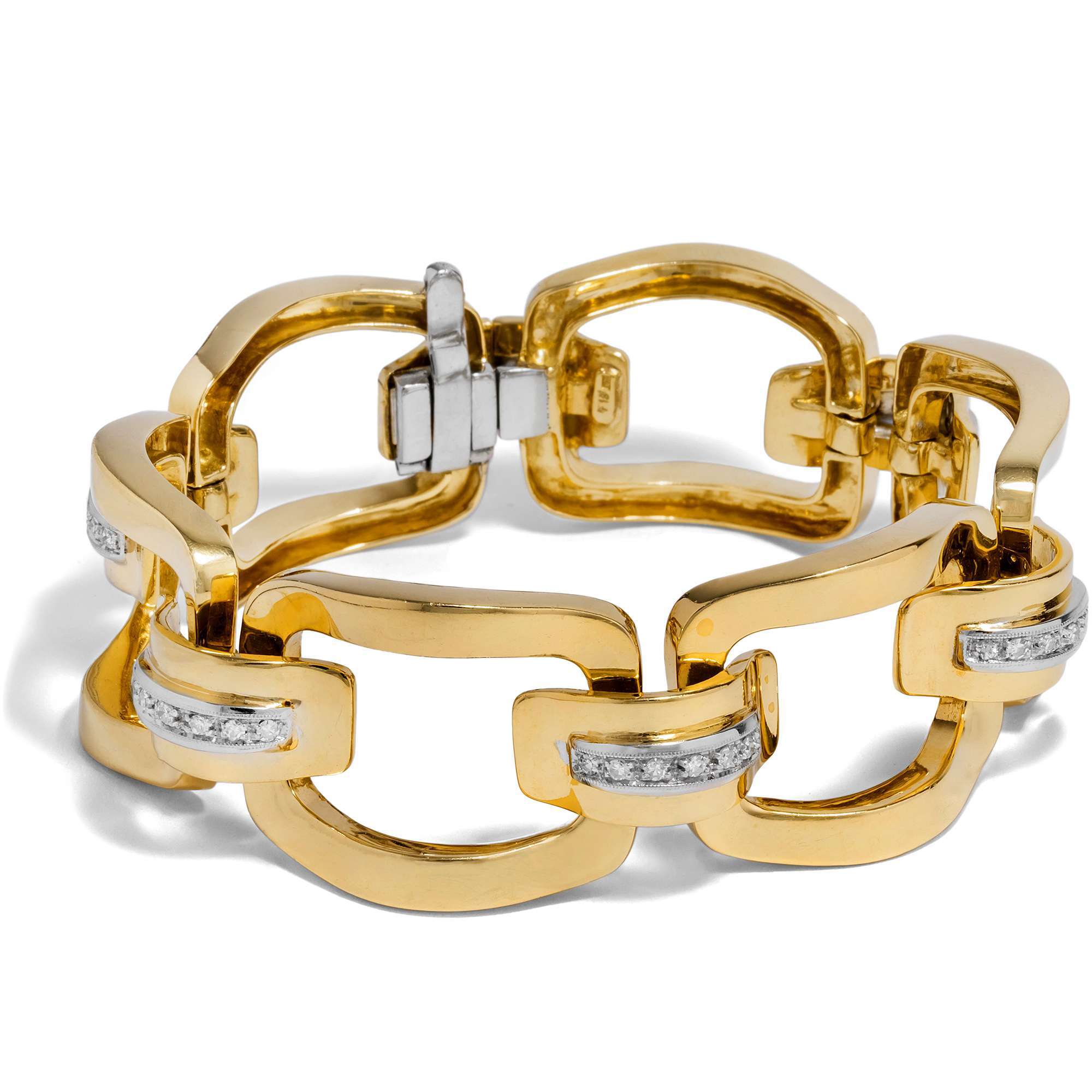 620399-hofer-antikschmuck-Luxurioeses-vintage-Armband-aus-hochkaraetigem-Gold-und-Diamanten-Italien-um-1965-Der-Schoenheit-verpflichtet