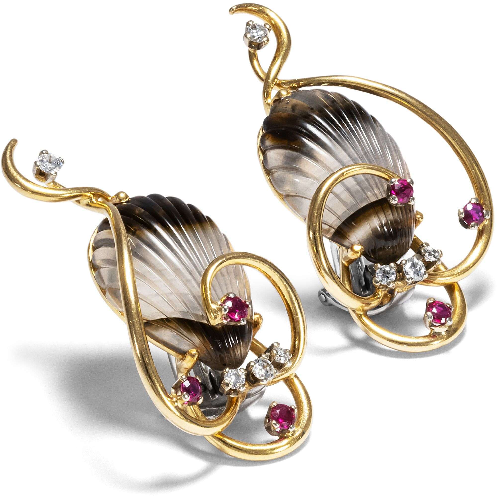 621896-hofer-antikschmuck-Maritime-vintage-Brosche-mit-passenden-Ohrclips-aus-Achaten-Rubinen-Diamanten-und-Gold-um-1980-Unter-dem-Meer-_3
