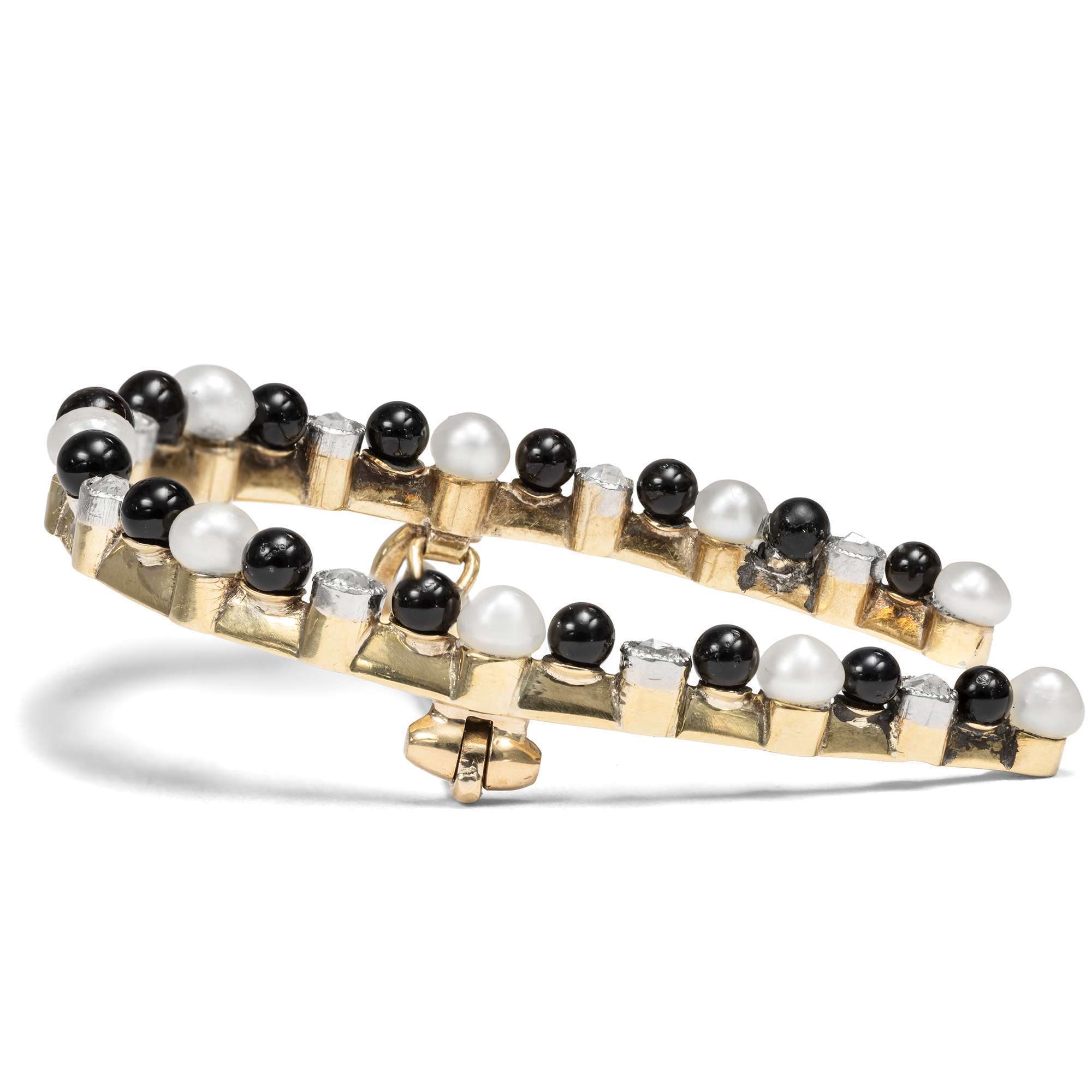 622730-hofer-antikschmuck-Antike-Hufeisen-Brosche-mit-Perlen-und-Diamanten-in-Gold-und-Platin-um-1910-Glaub-an-das-Glueck-_2