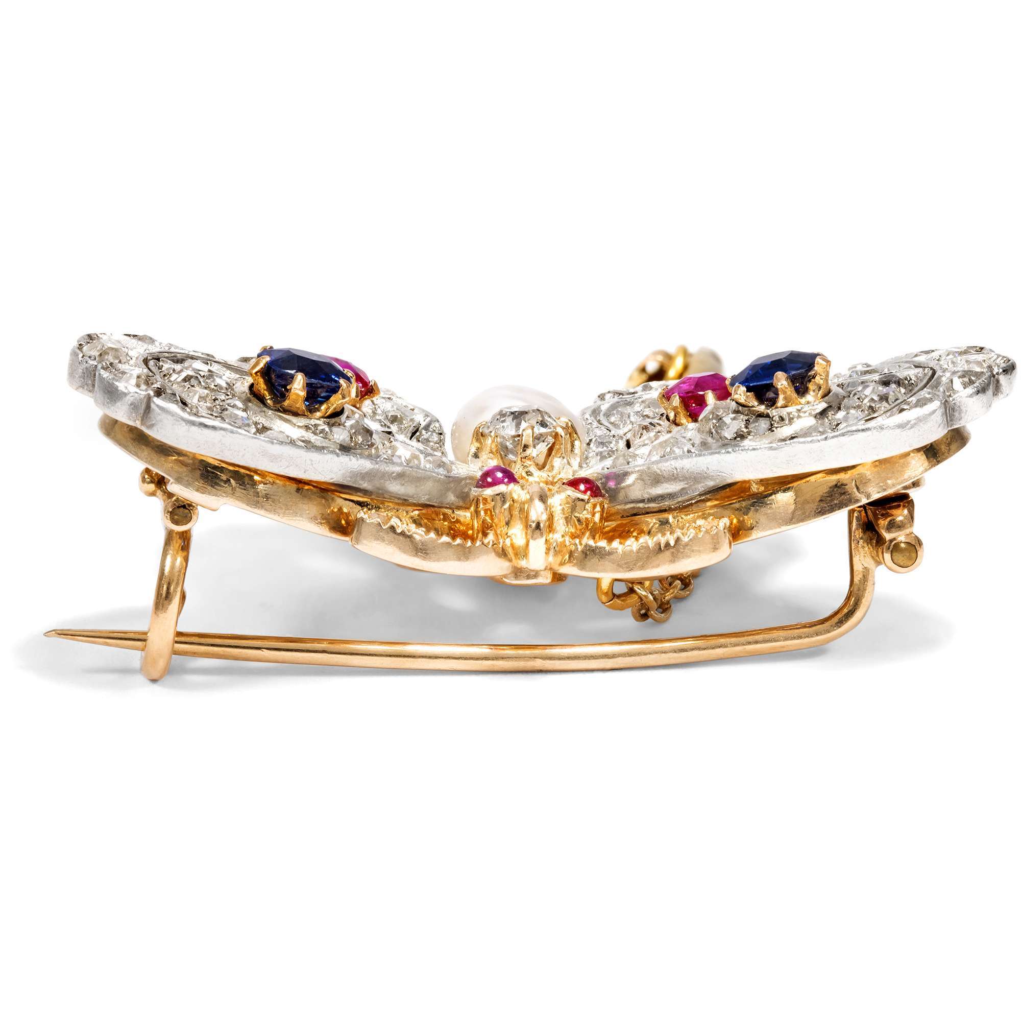 624202-hofer-antikschmuck-Kostbarer-Schmetterling-mit-Naturperle-Rubinen-Saphiren-und-Diamanten-um-1890-Bunter-Falter_3