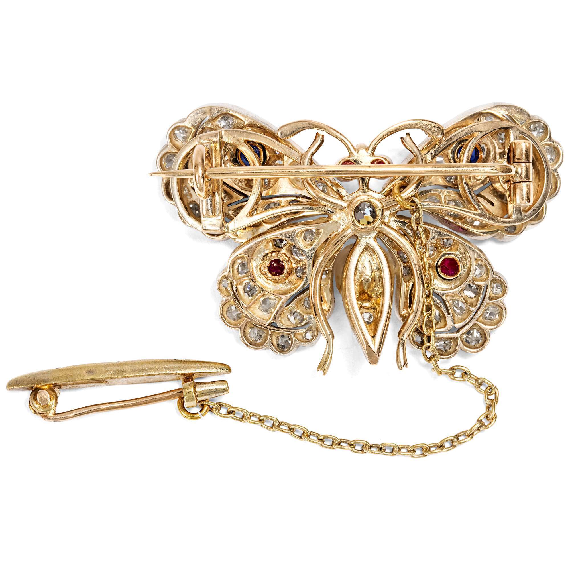 624202-hofer-antikschmuck-Kostbarer-Schmetterling-mit-Naturperle-Rubinen-Saphiren-und-Diamanten-um-1890-Bunter-Falter_4