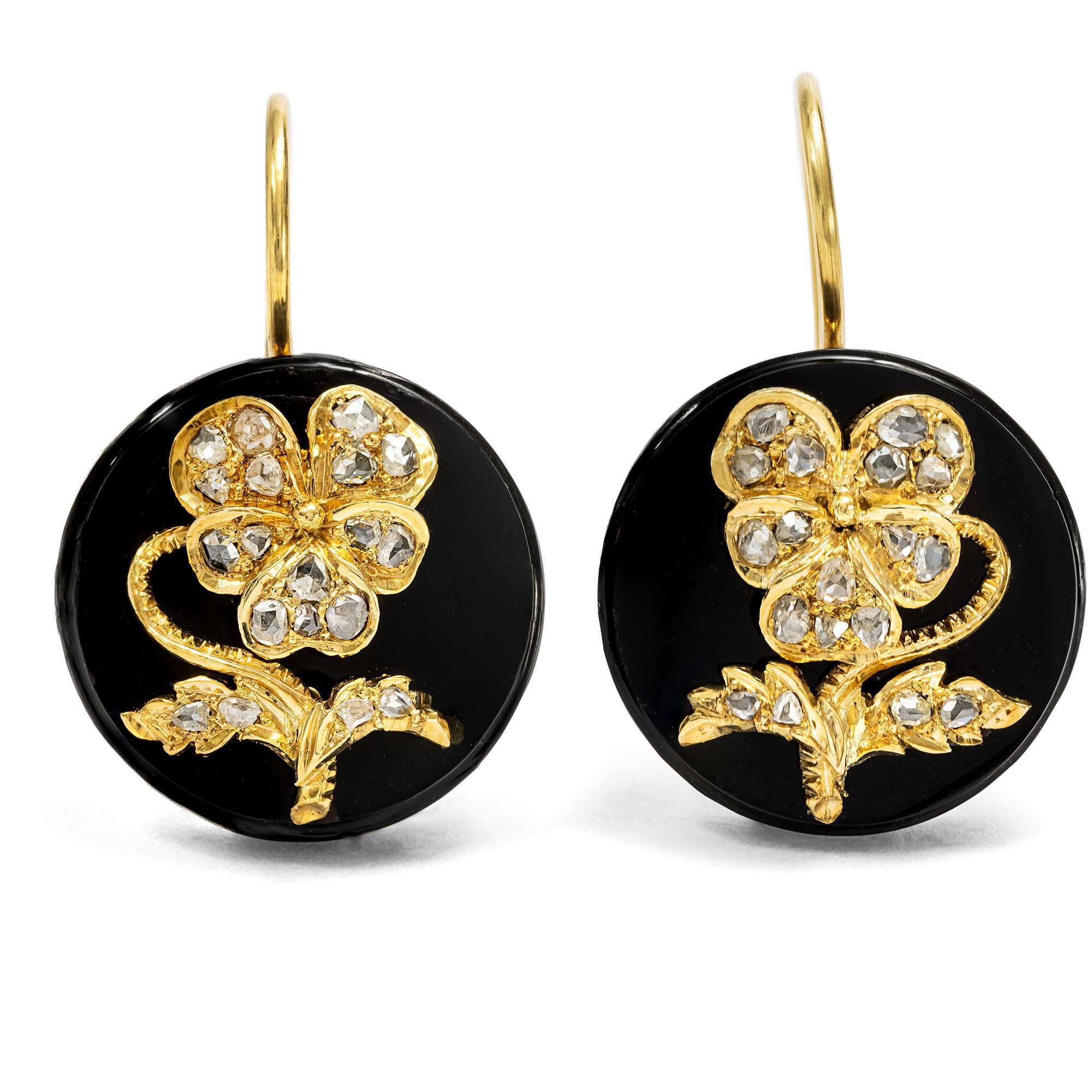 624546-hofer-antikschmuck-Ungewoehnliche-Demi-Parure-mit-diamanten-Veilchen-auf-Onyx-um-1875-Denk-an-mich_7