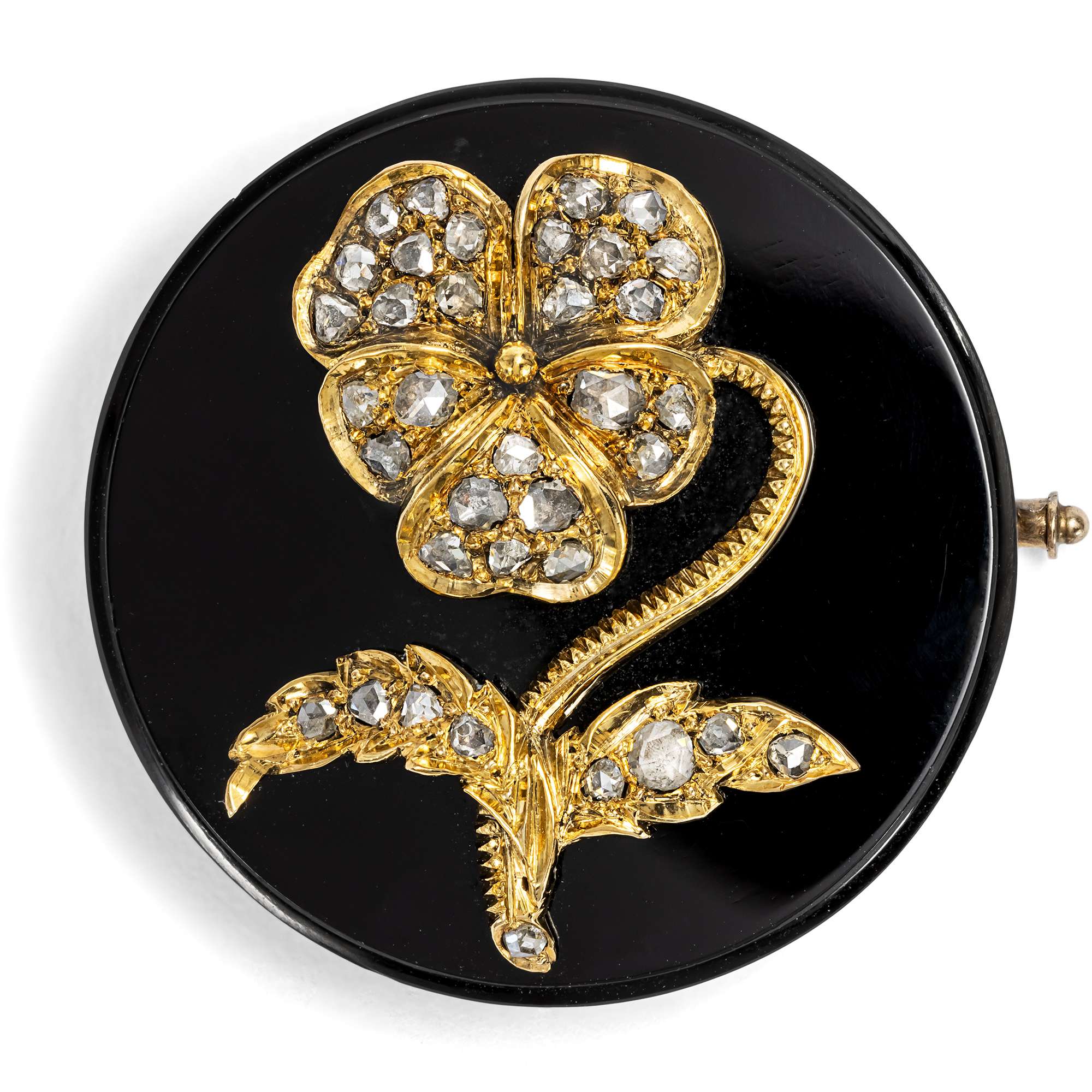 624546-hofer-antikschmuck-Ungewoehnliche-Demi-Parure-mit-diamanten-Veilchen-auf-Onyx-um-1875-Denk-an-mich_8