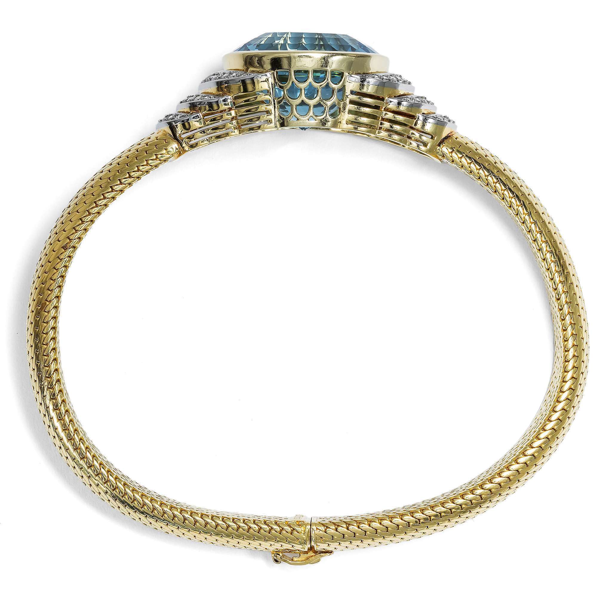 625186-hofer-antikschmuck-Antikes-Retro-Armband-mit-Aquamarin-und-Diamanten-in-Gold-um-1935-Freude-an-der-Farbe_4