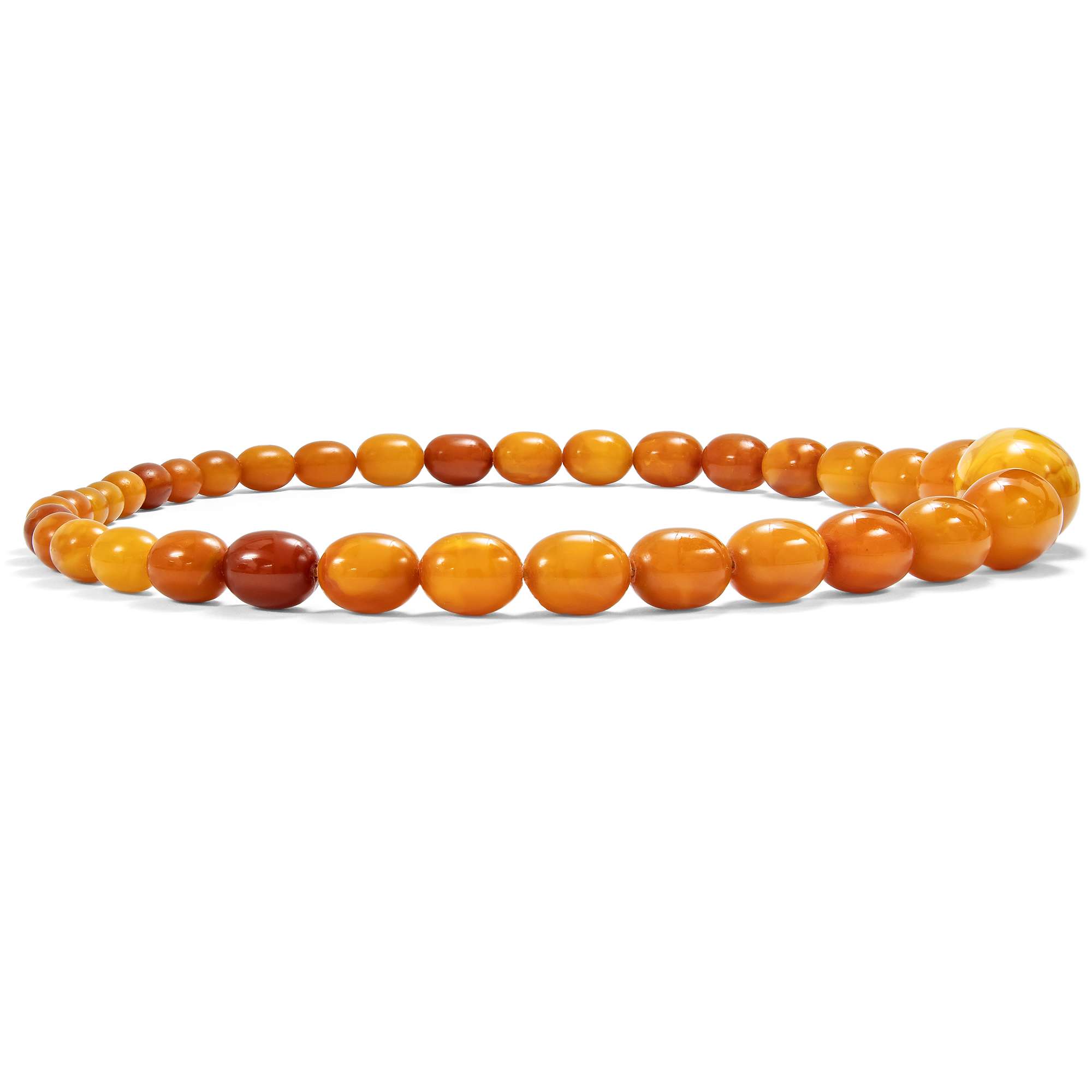 626096-hofer-antikschmuck-Antikes-Collier-aus-Butterscotch-Naturbernstein-Koenigsberg-um-1930-Urzeitliches-Sonnenlicht_2