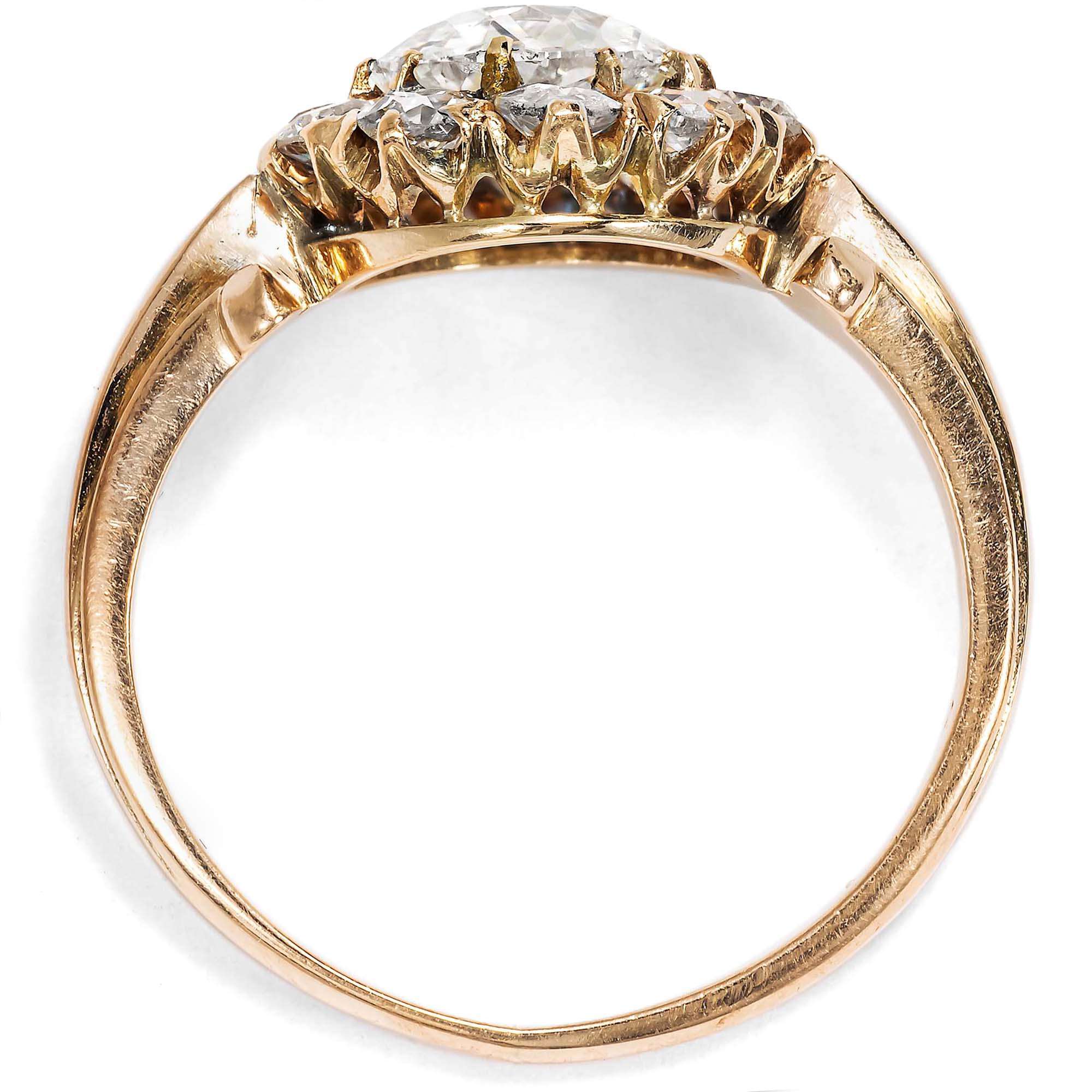 626167-hofer-antikschmuck-Kostbarer-Entourage-Ring-mit-Diamanten-im-Altschliff-in-Rosegold-um-1890-Bluete-aus-Licht_6