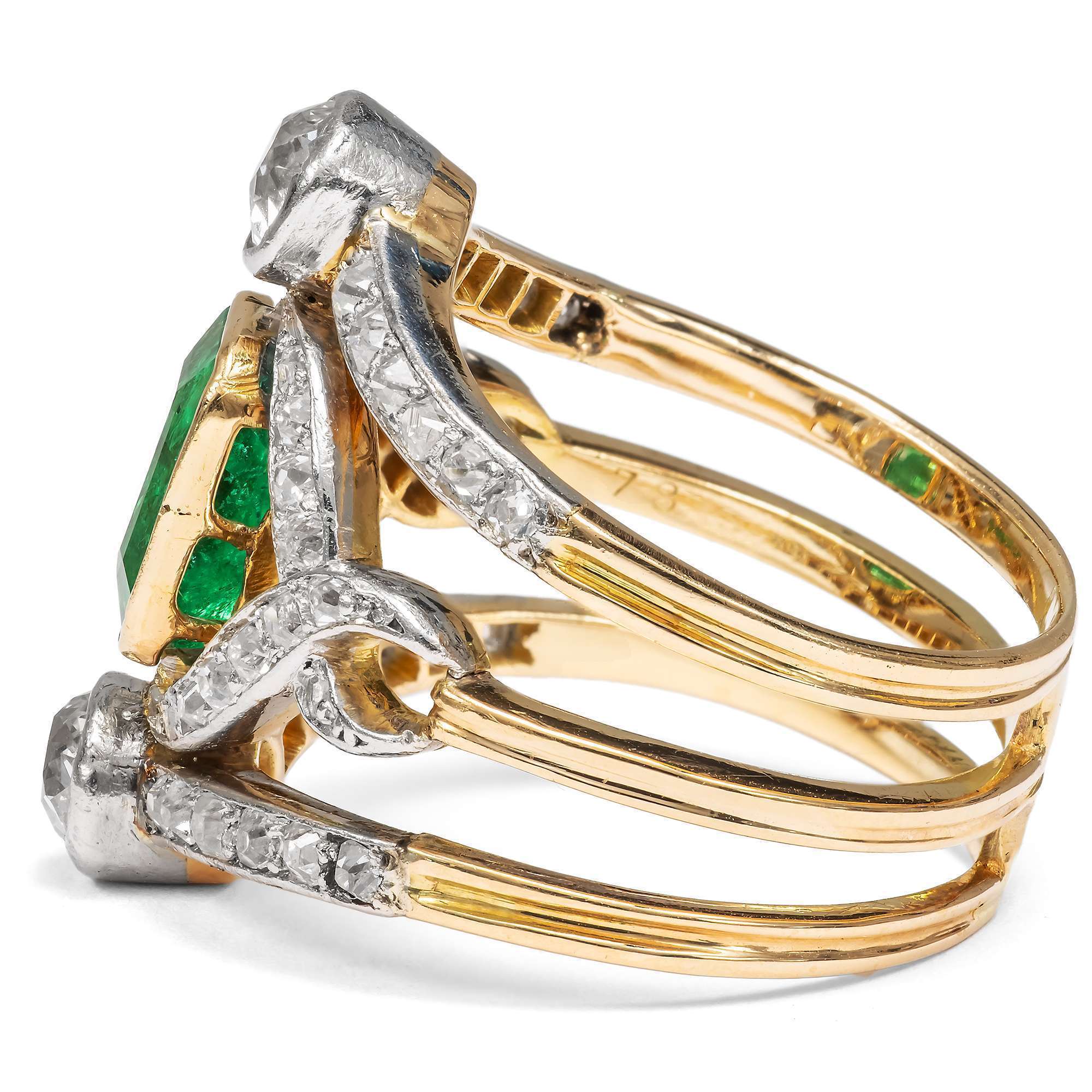 626411-hofer-antikschmuck-Prachtvoller-Ring-mit-kolumbianischem-Smaragd-und-Diamanten-um-1905-The-Picture-of-Dorian-Gray_2