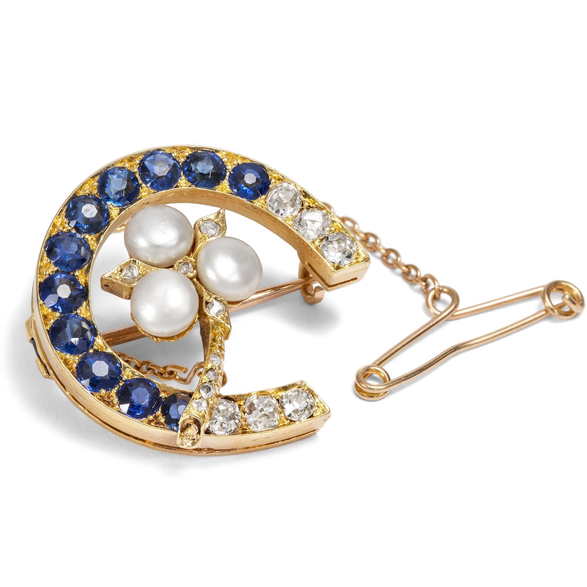 626492-hofer-antikschmuck-Antike-russische-Hufeisen-Brosche-mit-Saphiren-Diamanten-und-Perlen-um-1895-Gluecksbote_2