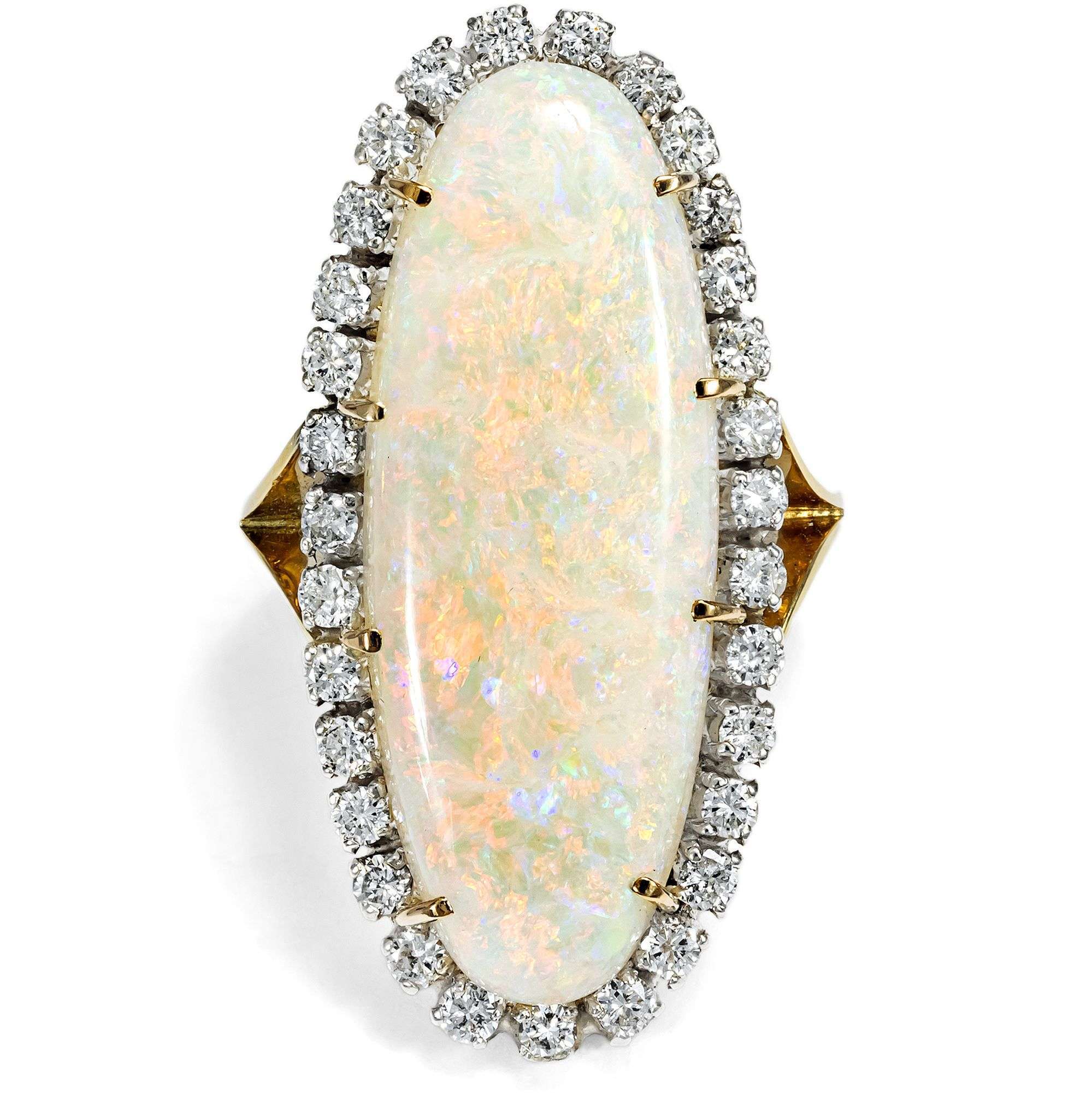 626506-hofer-antikschmuck-Eindrucksvoller-vintage-Ring-mit-Opal-und-Diamanten-in-Gold-und-Silber-um-1980-Im-Gegenlicht_2