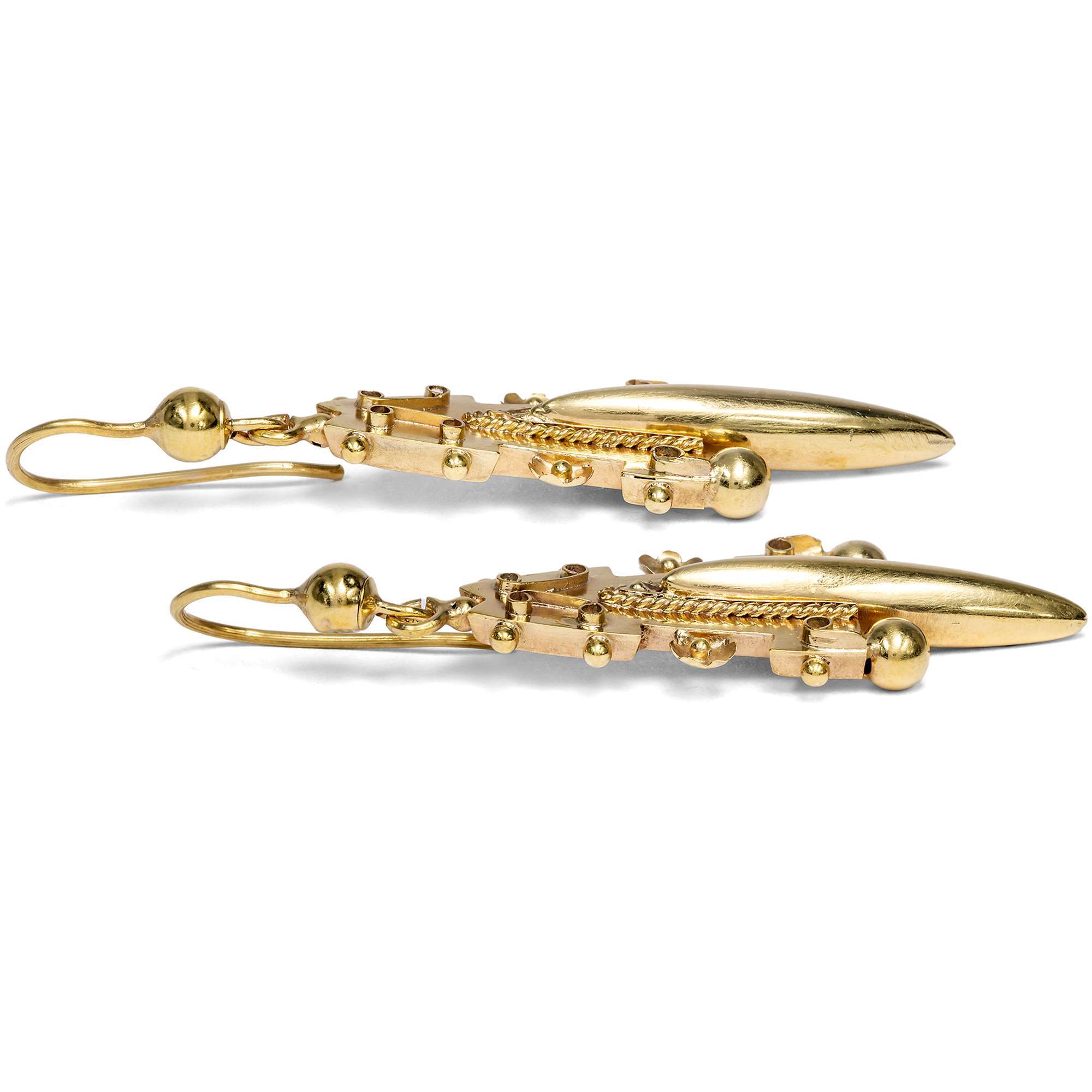626661-hofer-antikschmuck-Wunderbare-Ohrringe-im-Archaeologischen-Stil-aus-Gold-England-um-1880-und-spaeter-Archaeologischer-Stil