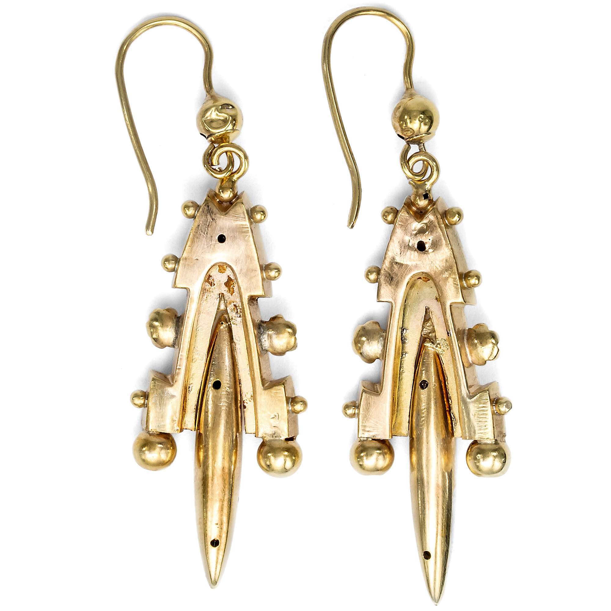 626661-hofer-antikschmuck-Wunderbare-Ohrringe-im-Archaeologischen-Stil-aus-Gold-England-um-1880-und-spaeter-Archaeologischer-Stil_2
