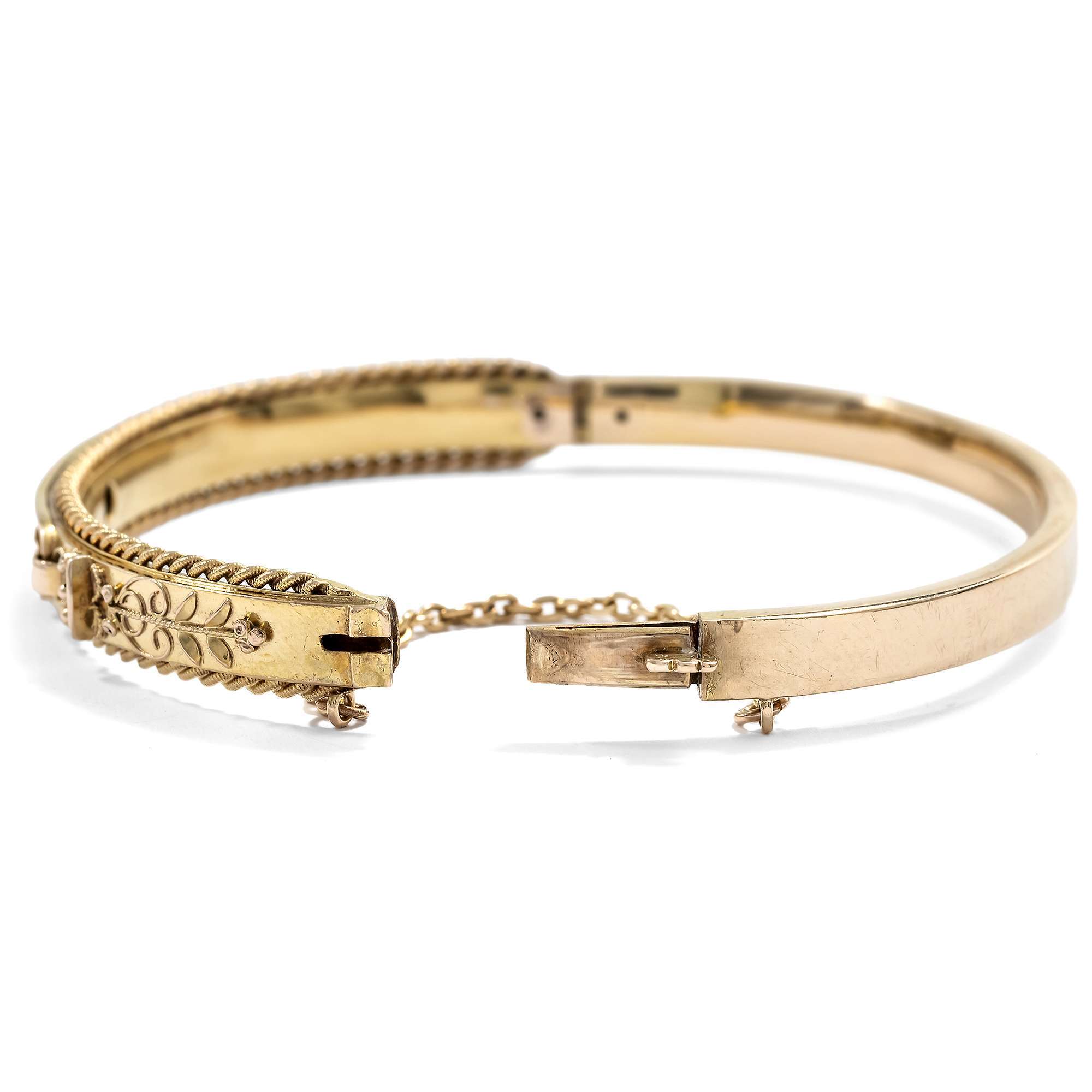 626999-hofer-antikschmuck-Eleganter-Armreif-aus-Gold-mit-Diamant-im-Altschliff-England-um-1880-Ein-Blick-zurueck_2