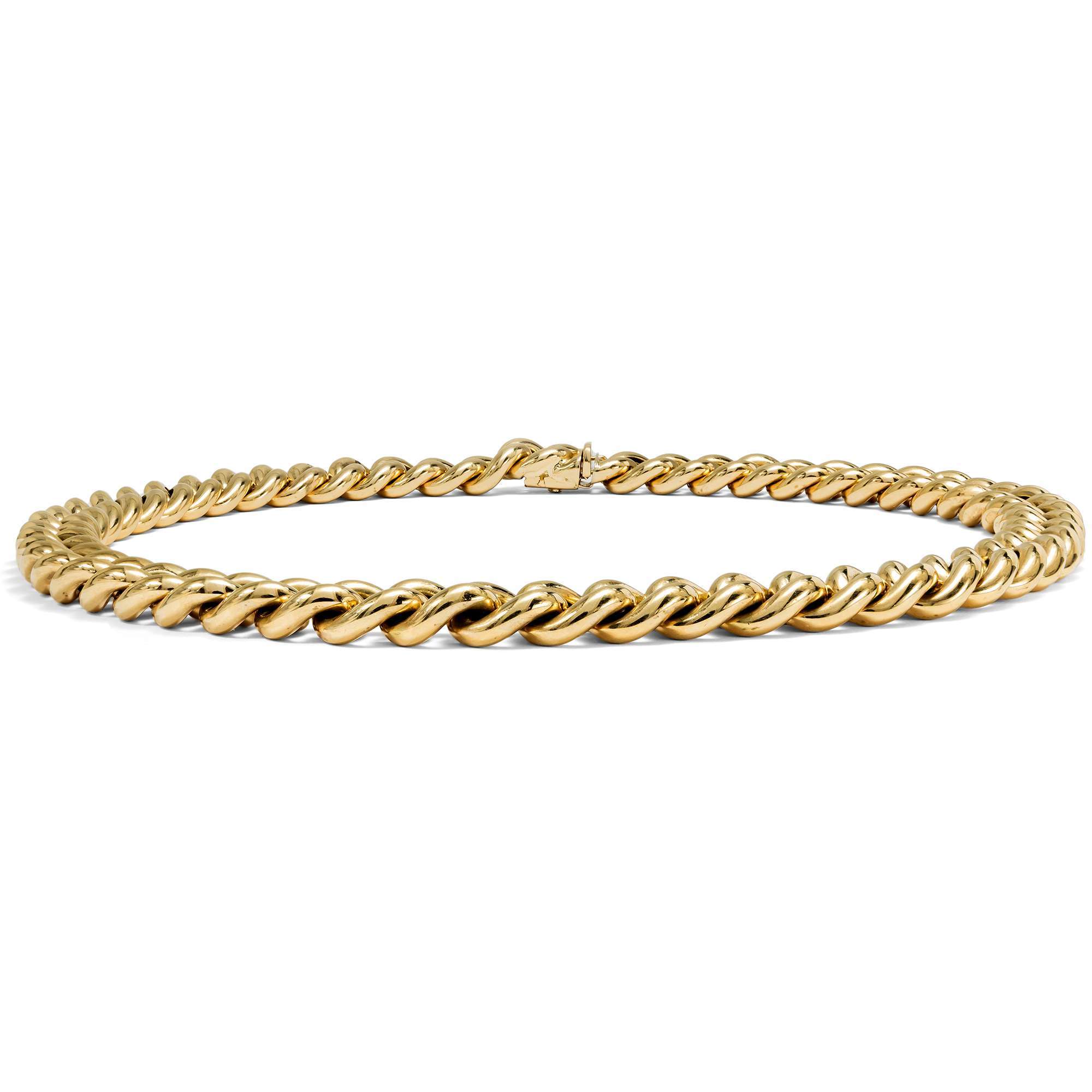 627153-hofer-antikschmuck-Kraeftiges-vintage-Collier-im-Panzermuster-aus-Gold-von-Ceta-Istanbul-um-1985-Das-goldene-Zeitalter