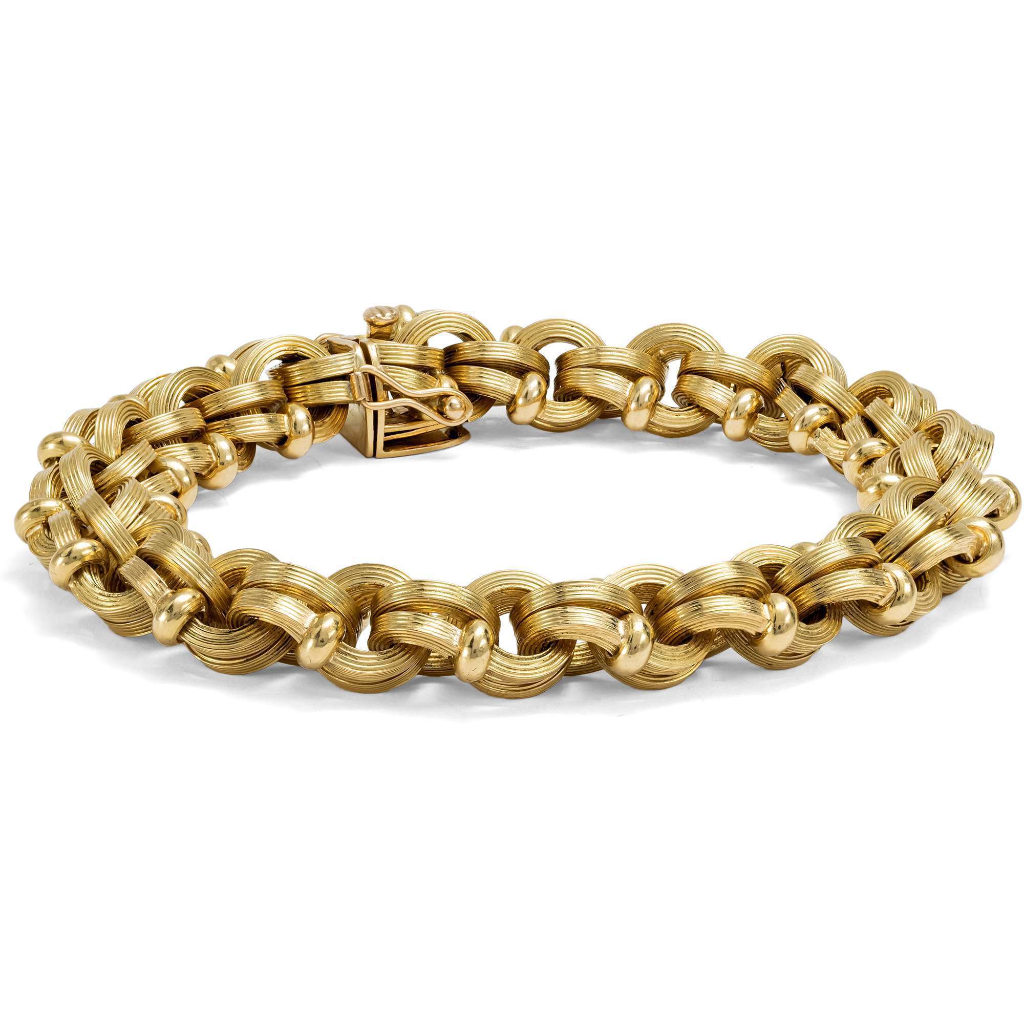 627223-hofer-antikschmuck-Mondaenes-Armband-aus-hochkaraetigem-Gold-um-1965-The-Ecstasy-of-Gold
