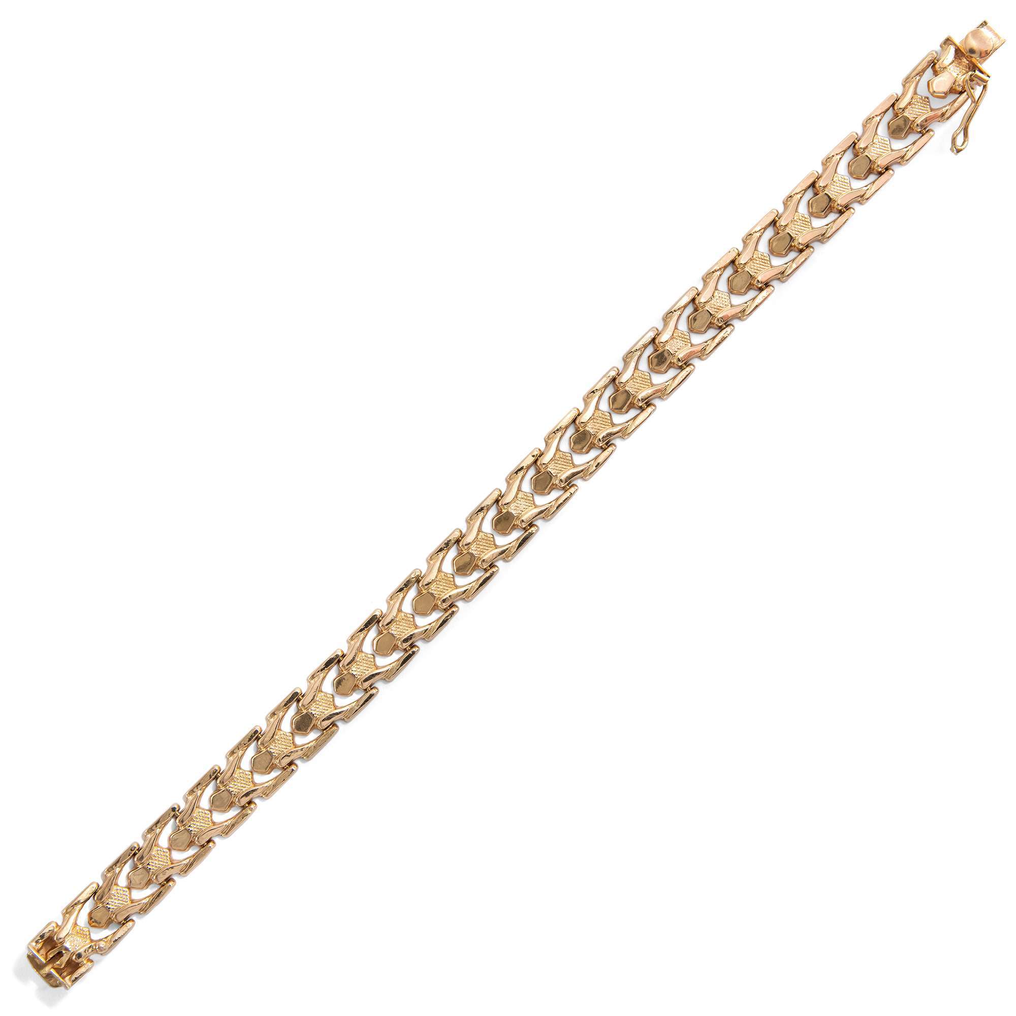 627224-hofer-antikschmuck-Schoenes-vintage-Armband-aus-hochkaraetigem-Rosegold-Vicenza-um-1960-Oro-Italiano_1