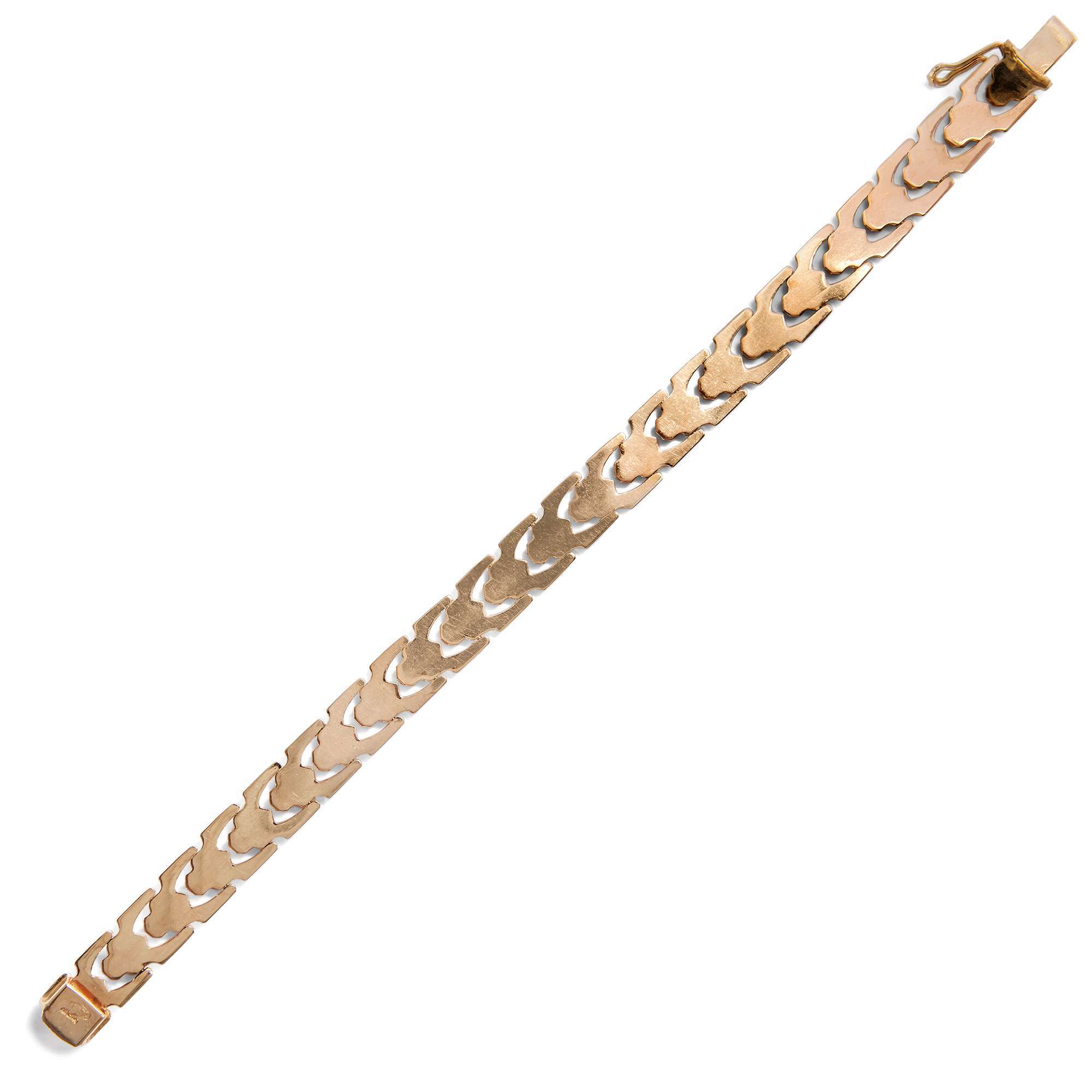 627224-hofer-antikschmuck-Schoenes-vintage-Armband-aus-hochkaraetigem-Rosegold-Vicenza-um-1960-Oro-Italiano_2