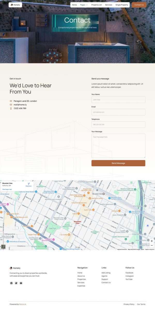 Homely - Real Estate & Property Listing Elementor Template Kit