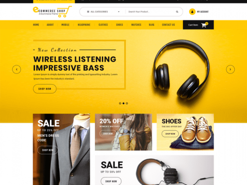 Ecommerce WordPress Theme