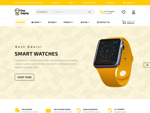 Dropshipping Store WordPress Theme
